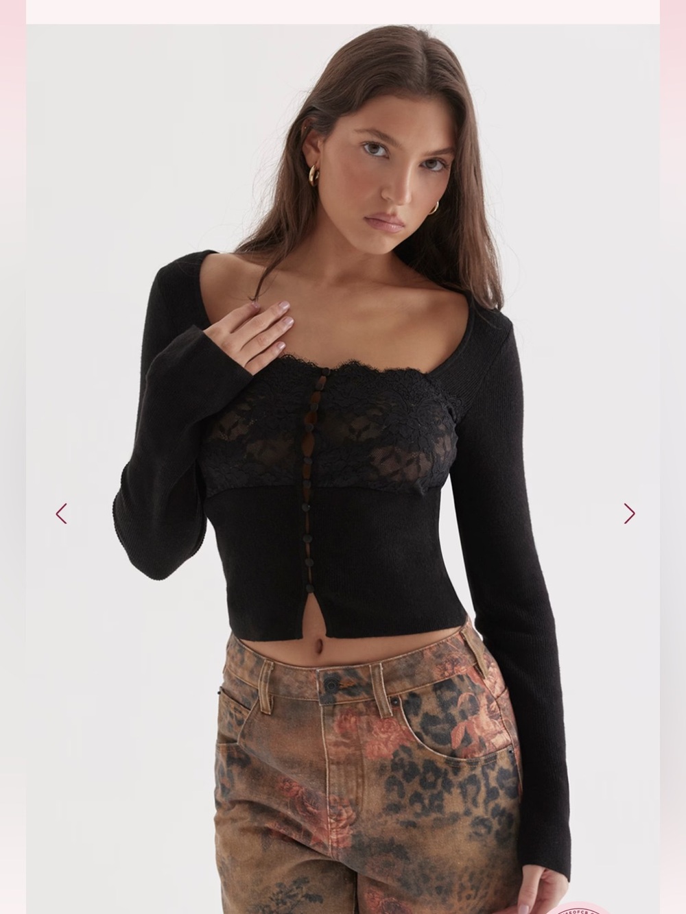 MWT House of CB Candice Top Size L